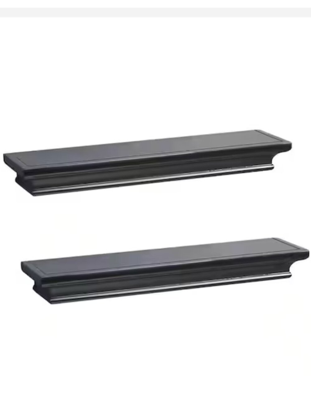 Black Floating Shelves